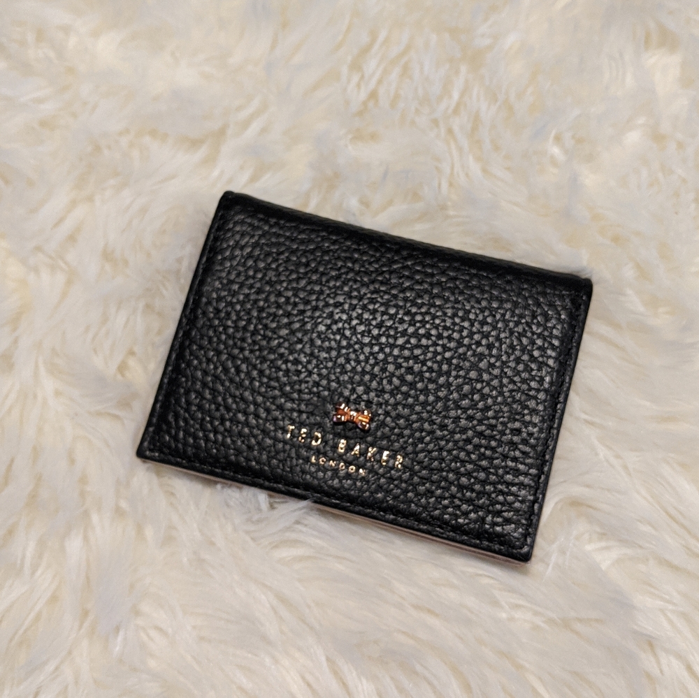 Ted Baker Bow Mirror Edyth Oyster Card Holder - Picture 2 of 3